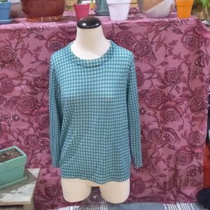 J. Crew Gingham Sweater